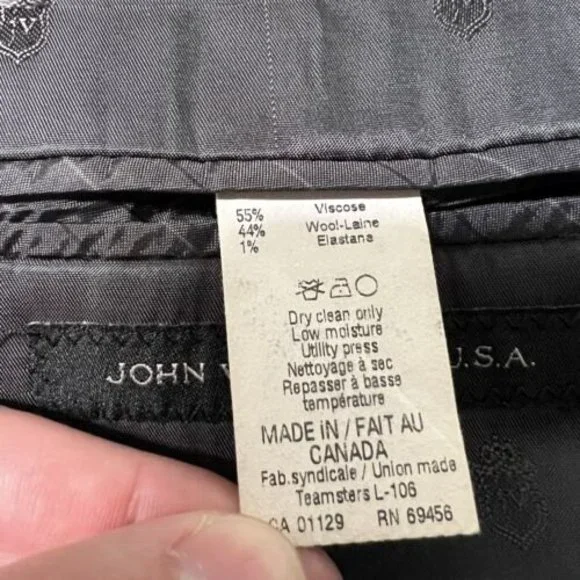 John Varvatos Star Usa Unconstructed Blazer Grey Size 40